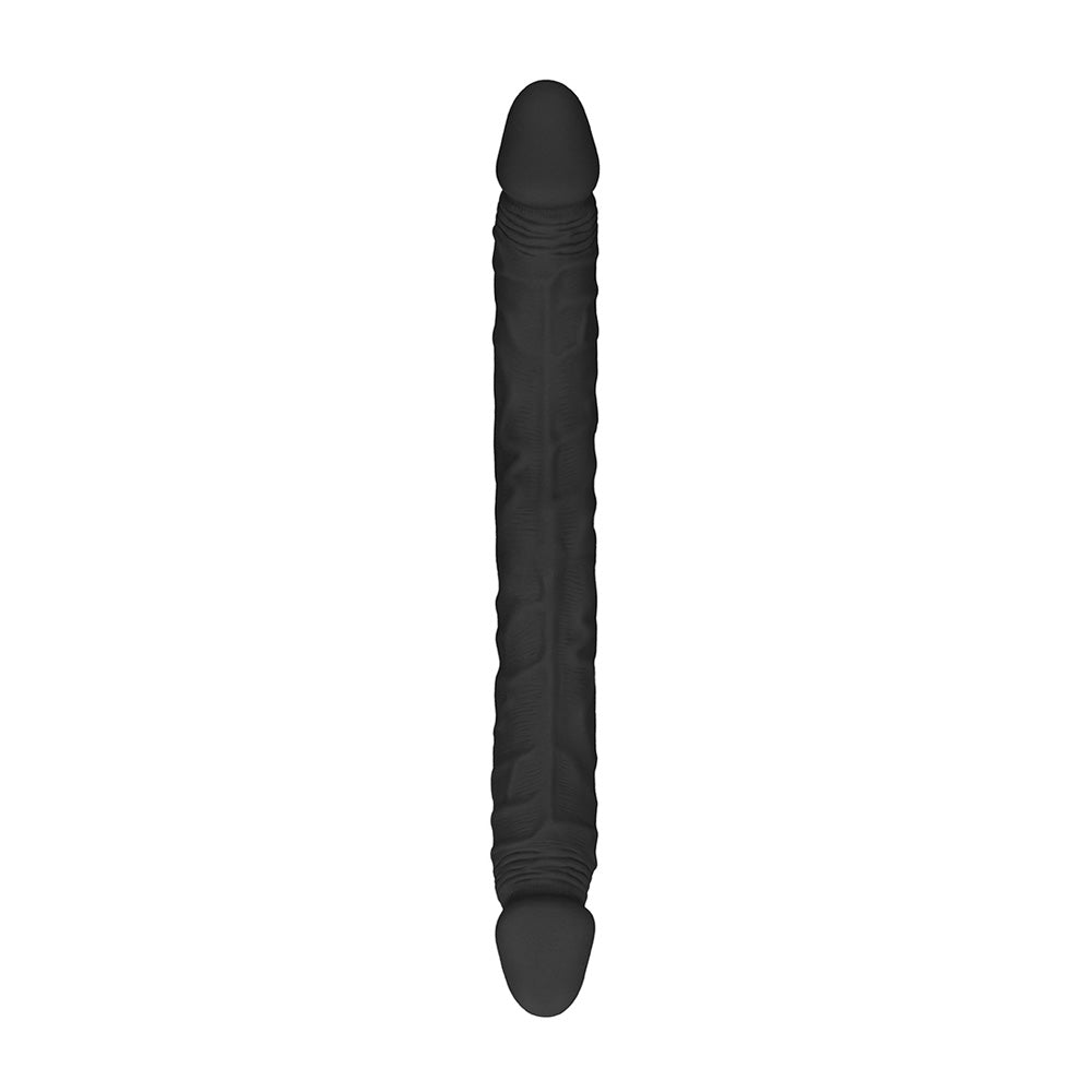 Realrock Double Penis 14" Black | 7423522549551 | Discreet Personal Wellness