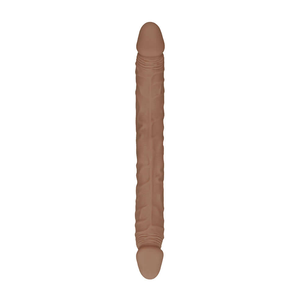 Realrock Double Penis 14" Tan | 7423522549575 | Discreet Personal Wellness