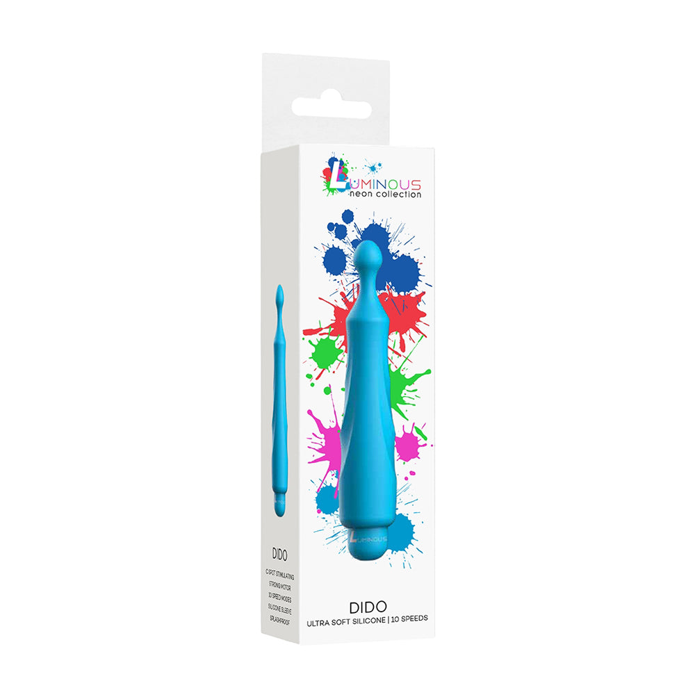 Luminous Dido Abs Bullet With Silicone Sleeve 10-Speeds Turquoise | 7423522588529 | Discreet Personal Wellness