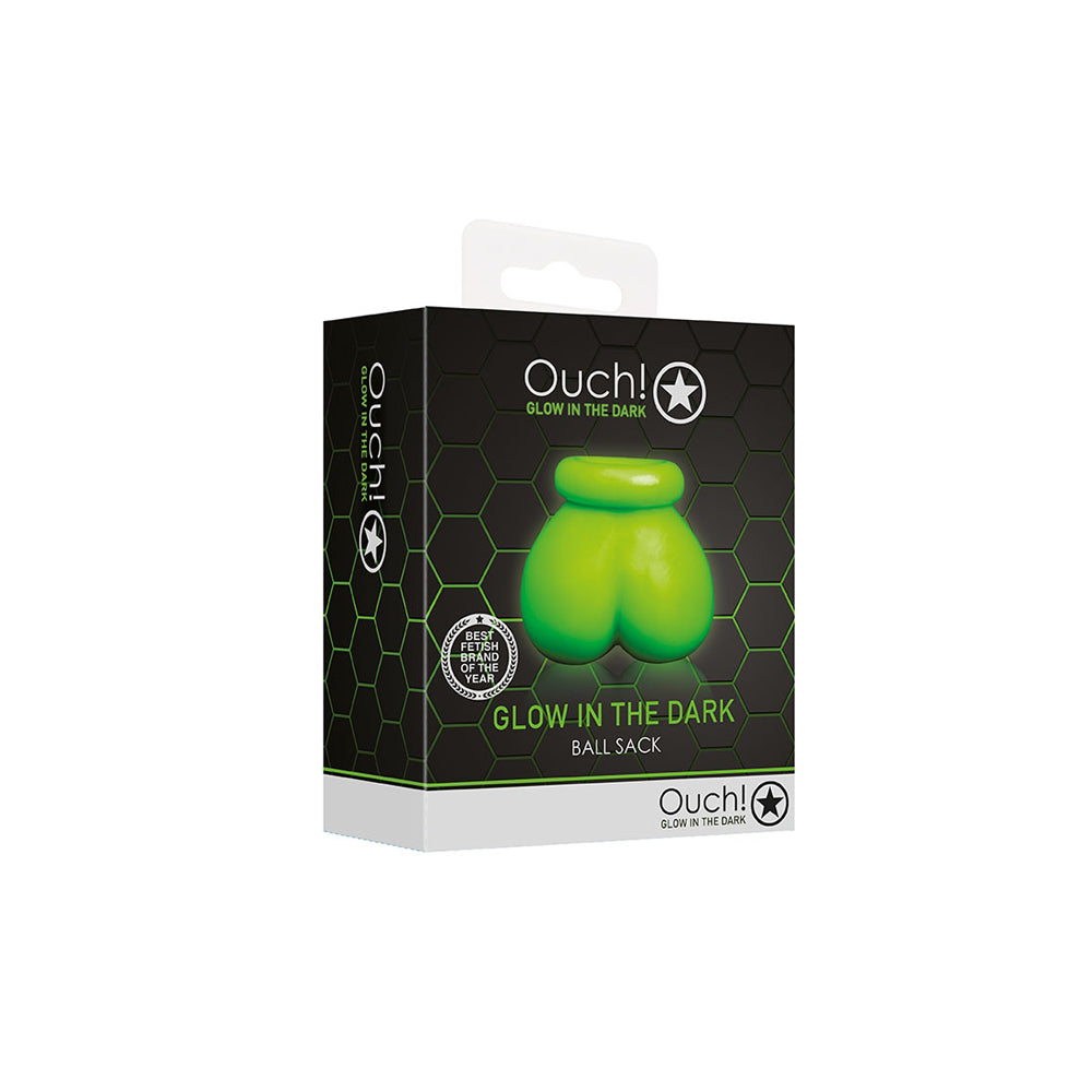 Ouch! Ball Sack Glow In The Dark | 7423522639665 | Discreet Personal Wellness