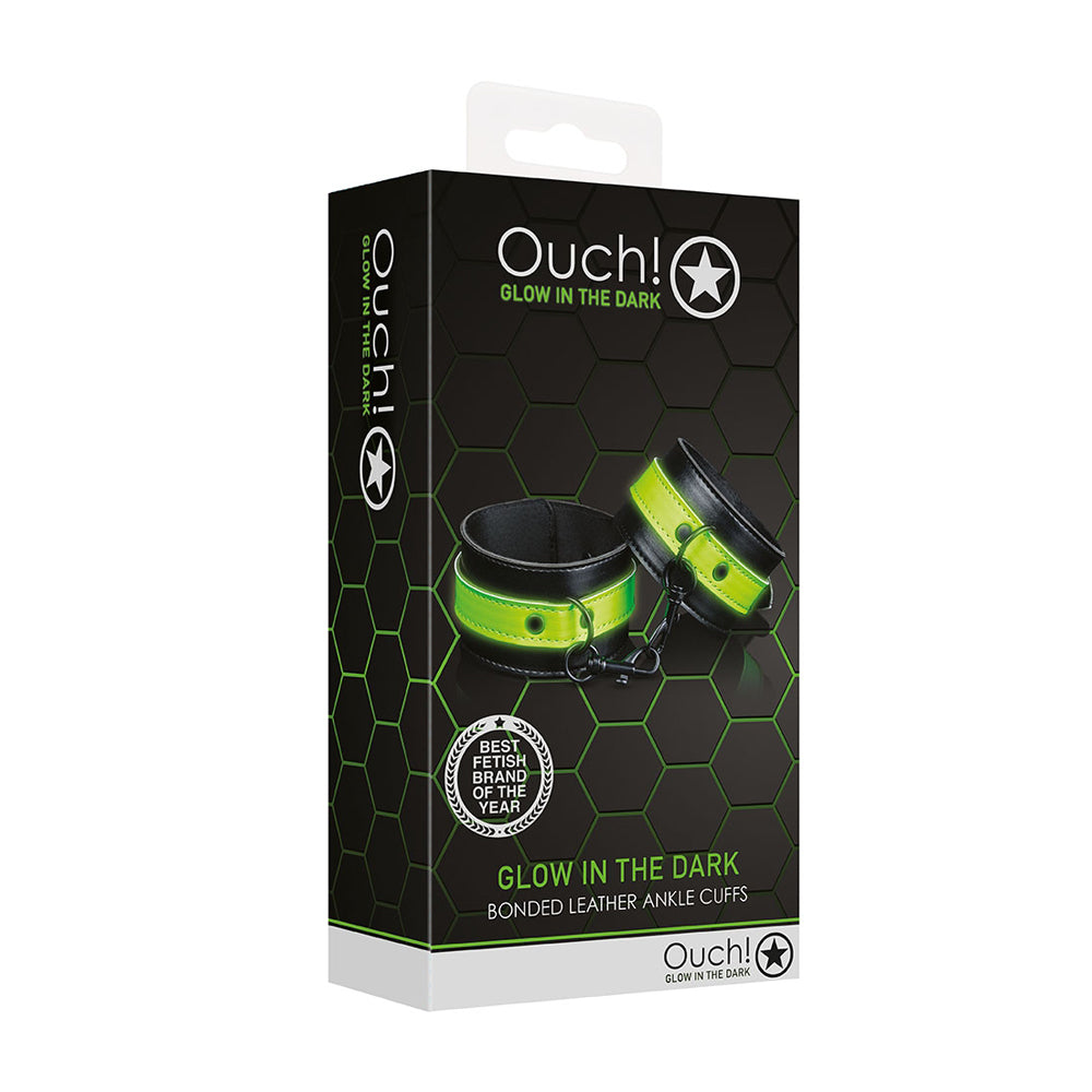 Ouch! Handcuffs Glow In The Dark | 7423522641620 | Discreet Personal Wellness