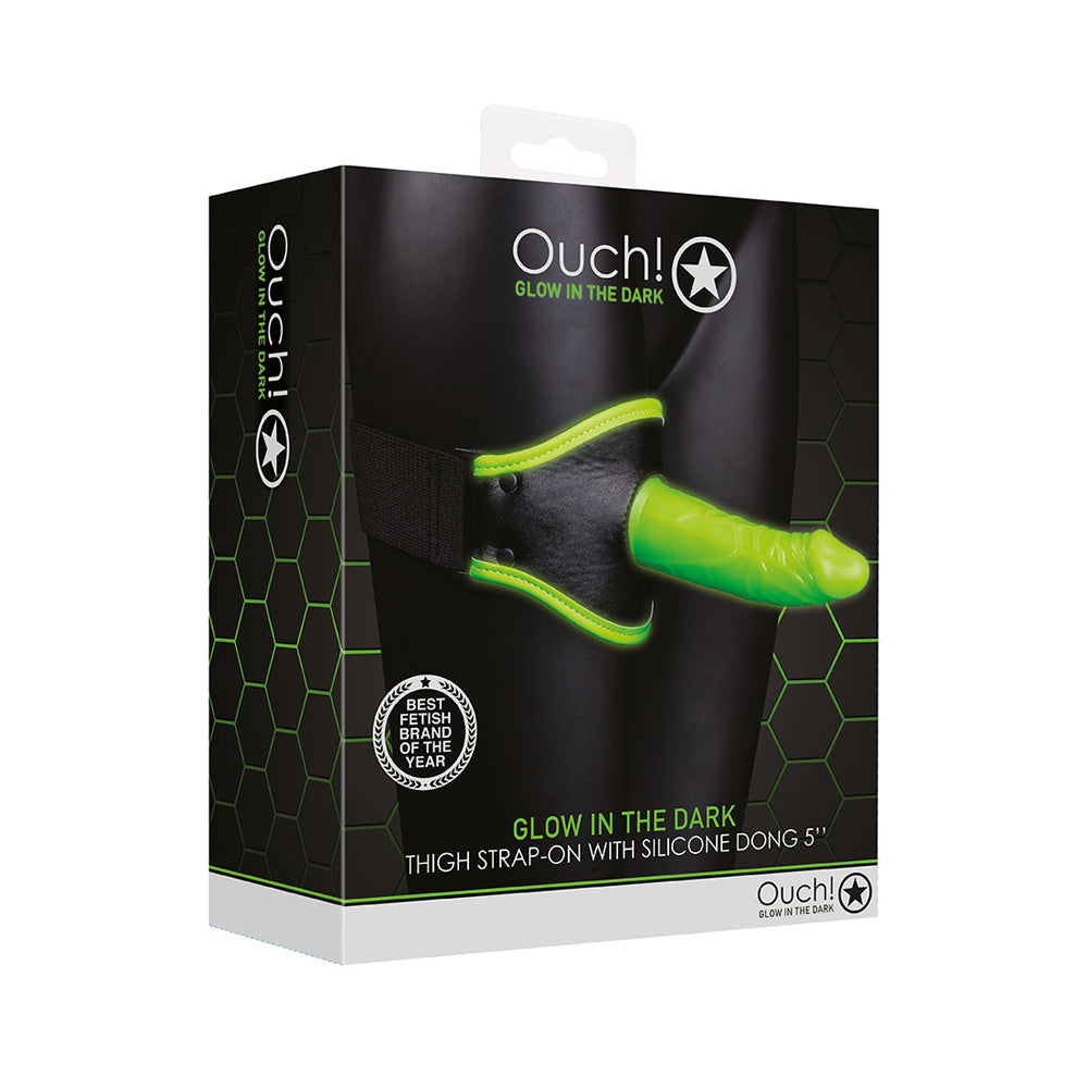 Ouch! Thigh Strap-On Glow In The Dark | 7423522643624 | Discreet Personal Wellness