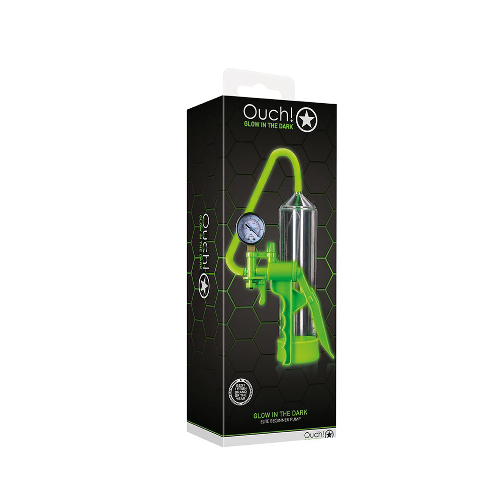 Ouch! Elite Beginner Pump Glow In The Dark | 7423522656631 | Discreet Personal Wellness