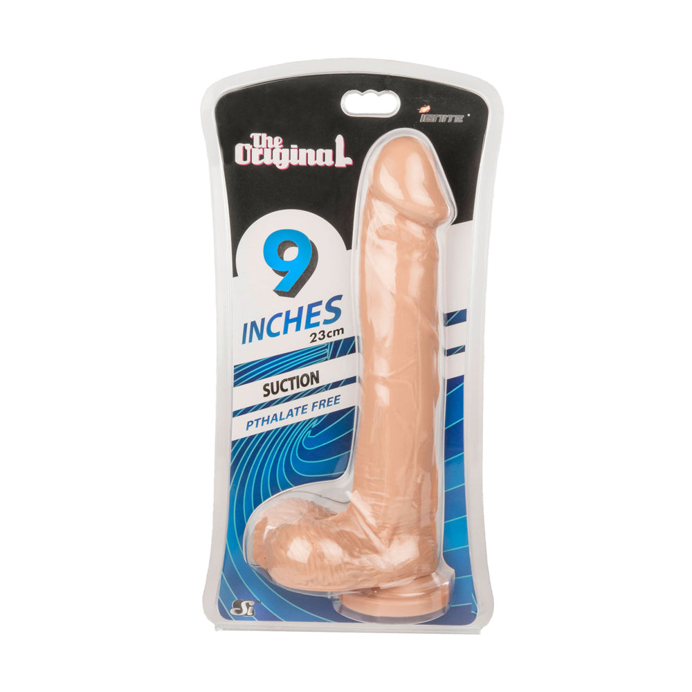 9" Penis & Balls W/ Suc Flesh | 752875206109 | Discreet Personal Wellness