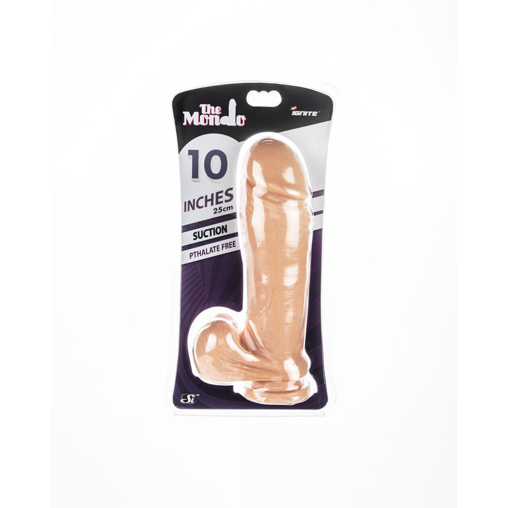 10" Thick Penis W/Balls & Suction Flesh | 752875303105 | Discreet Personal Wellness