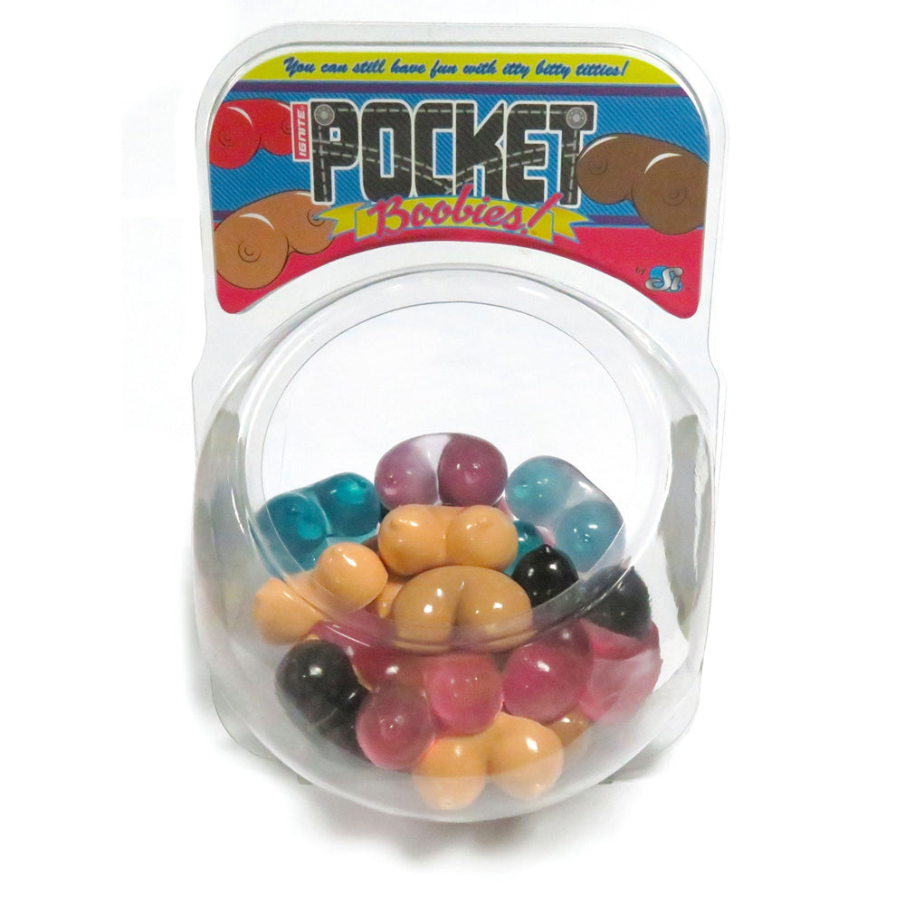 Pocket Boobies 30Ct Bowl | 752875600419 | Discreet Personal Wellness
