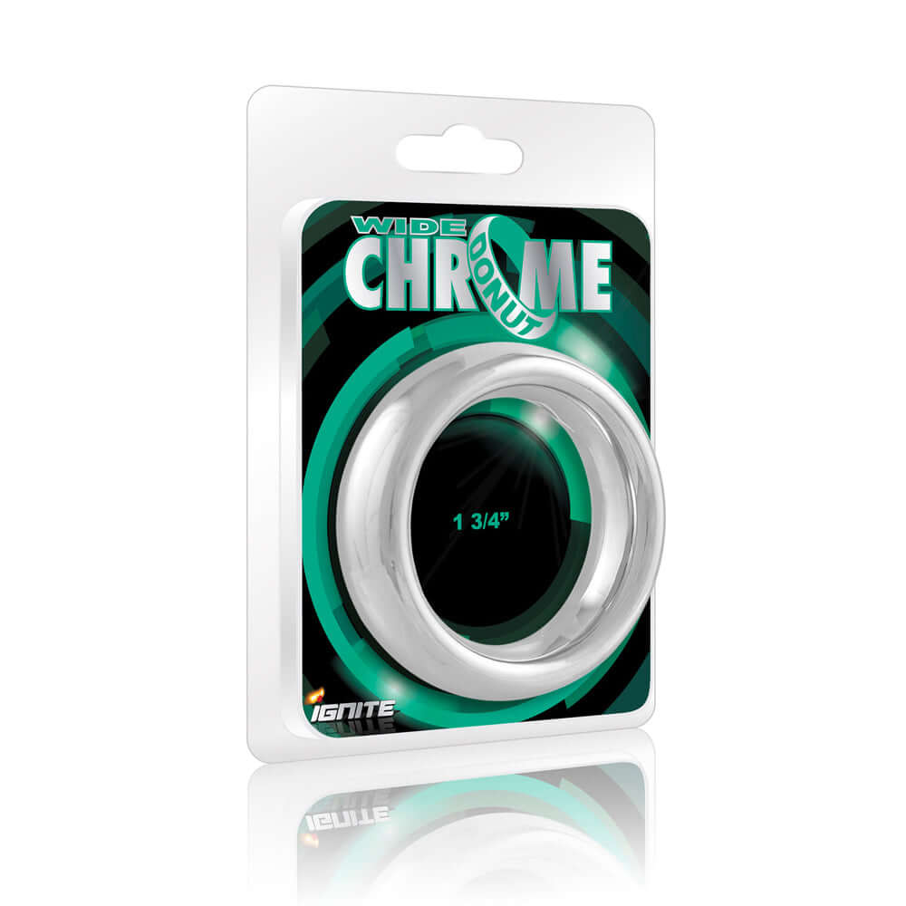 Wide Chrome Donut -1.75" | 752875950309 | Discreet Personal Wellness