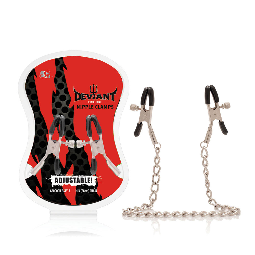 Adjust Nipple Clamps On Chain | 752875950965 | Discreet Personal Wellness