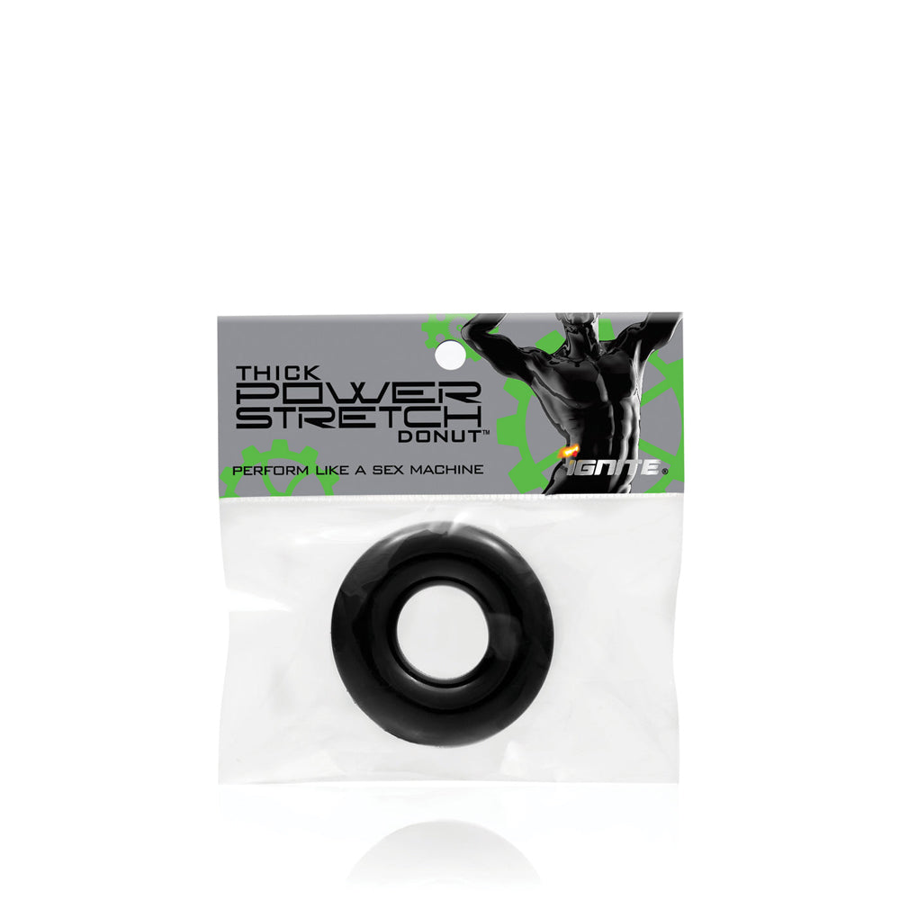Thick Power Stretch Donut -Blk | 752875951108 | Discreet Personal Wellness