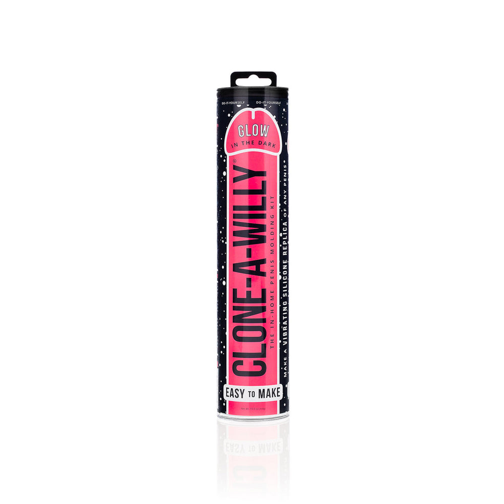 Clone A Willy Hot Pink Glow In The Dark | 763290080274 | Discreet Personal Wellness