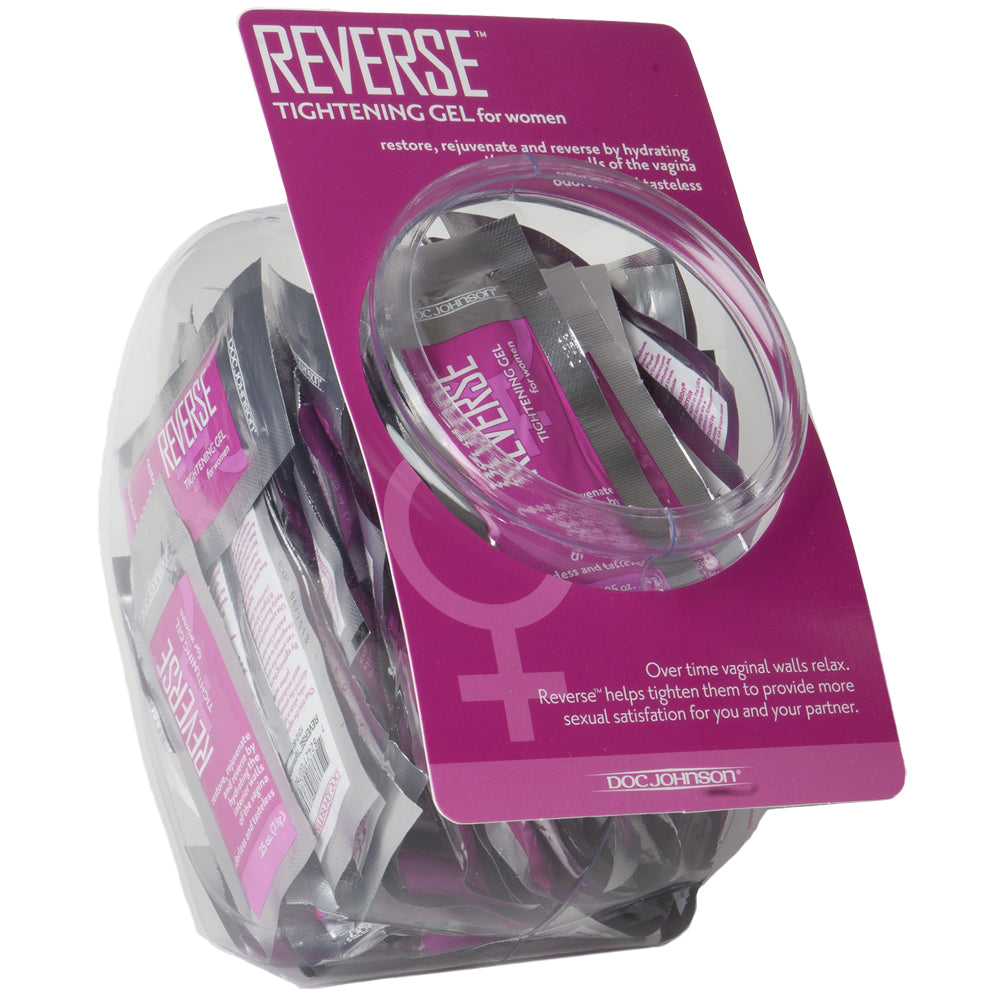 Reverse - Tightening Gel For Women - Fishbowl Display - 100 Pieces | 782421008277 | Discreet Personal Wellness