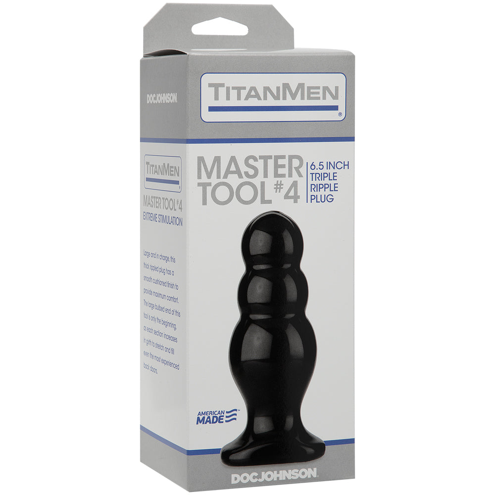 Titanmen - Master Tool #4 Black | 782421013677 | Discreet Personal Wellness