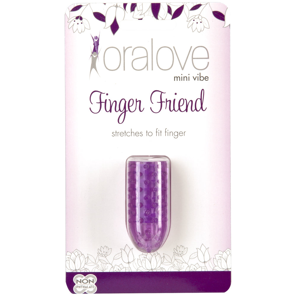Oralove - Finger Friend Purple | 782421017606 | Discreet Personal Wellness