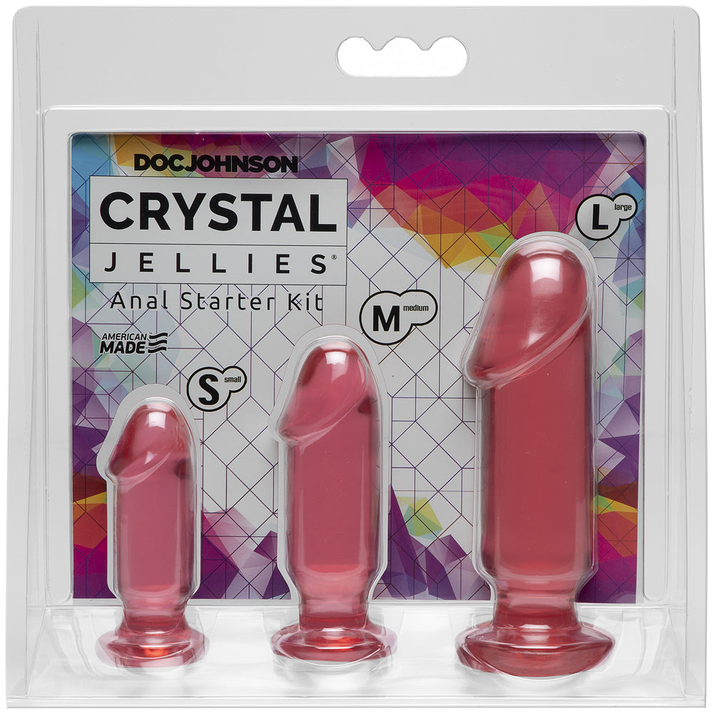 Crystal Jellies &ndash; Anal Starter Kit Pink | 782421022426 | Discreet Personal Wellness