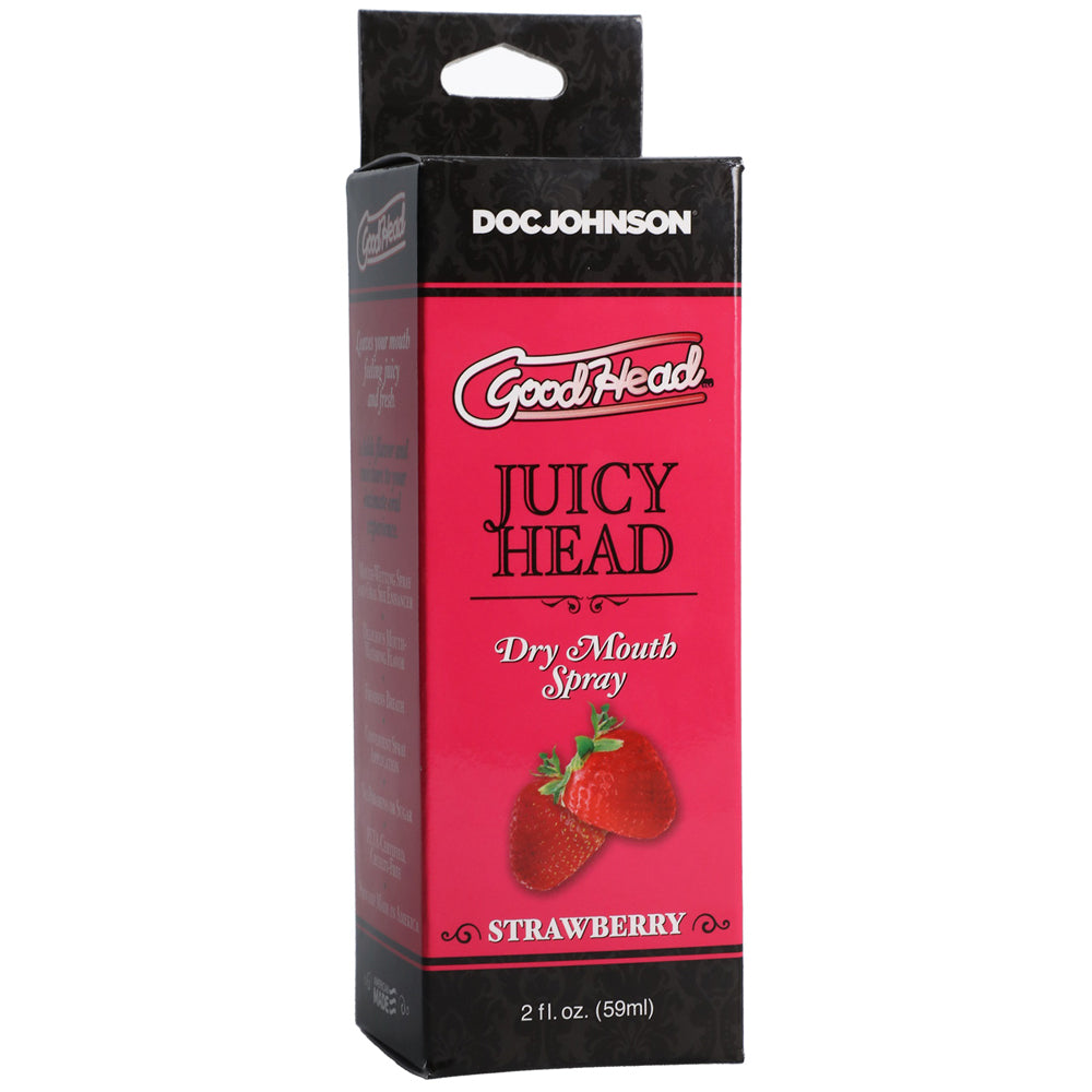 GoodHead Juicy Head Dry Mouth Spray Strawberry 2 oz. | 782421024765 | Discreet Personal Wellness