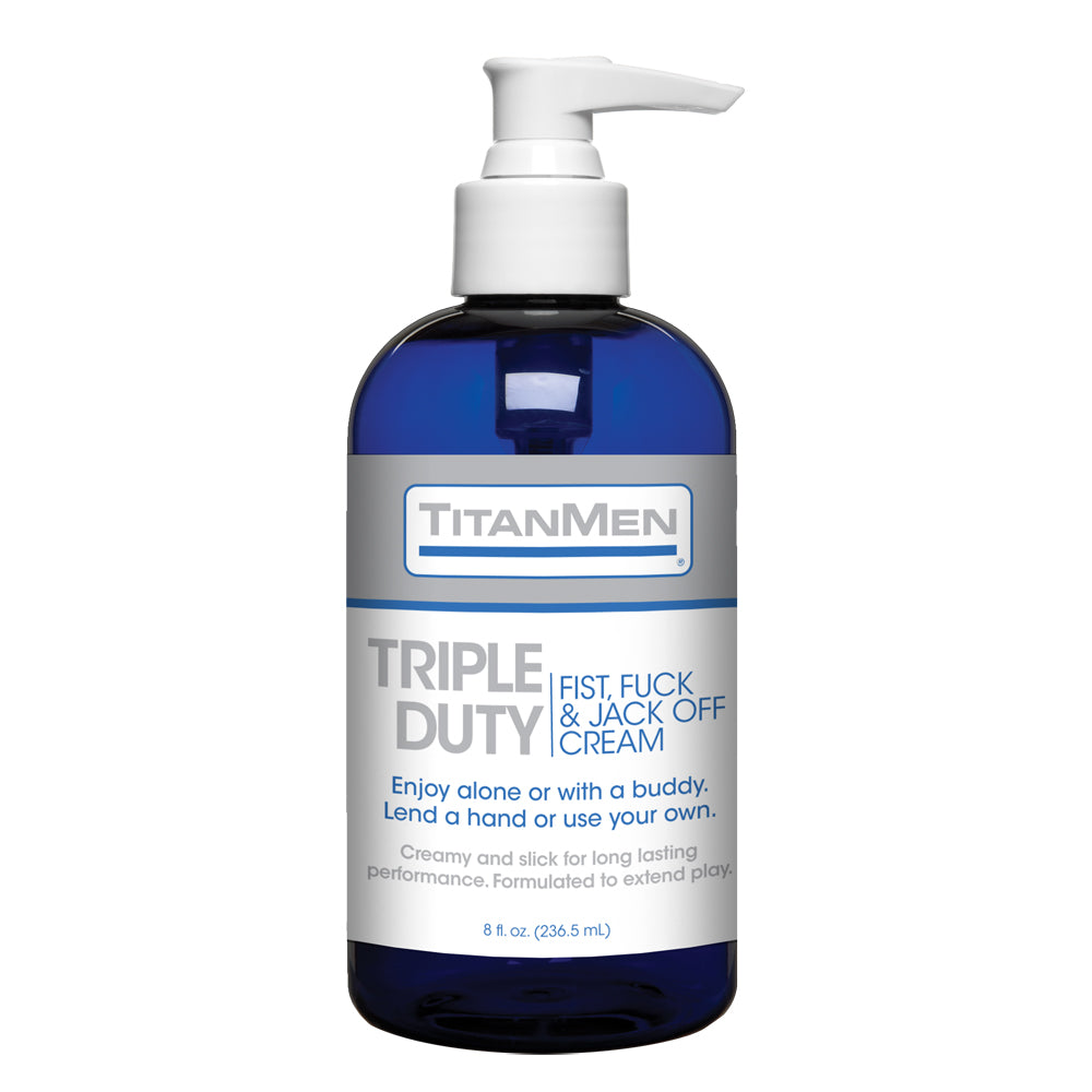 Titanmen Triple Duty Fist, fun & Jack Off Cream | 782421027032 | Discreet Personal Wellness