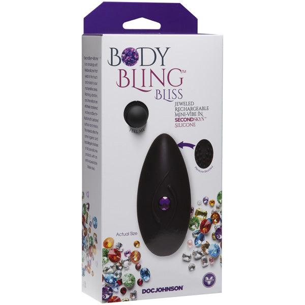 Body Bling Bliss Purple Mini Vibe | 782421069278 | Discreet Personal Wellness