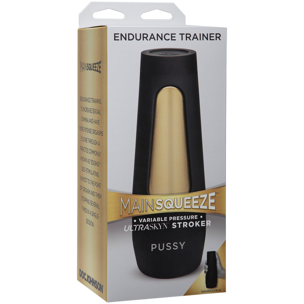 Main Squeeze Endurance Trainer Ultraskyn Stroker Vagina Vanilla | 782421072940 | Discreet Personal Wellness