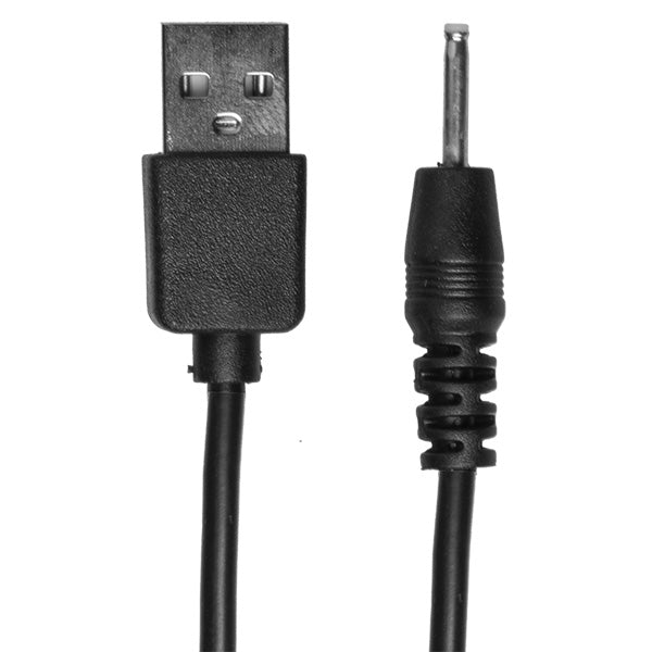 USB Pin Charger Cord (Vibrating Kink Pumped) Black | 782421075033 | Discreet Personal Wellness