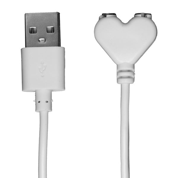 USB Magnetic Charger Cord (Ivibe Select Iplease) White | 782421075064 | Discreet Personal Wellness