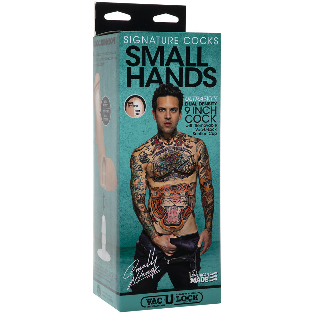 Signature Penis Small Hands 9" Ultraskyn Penis With Removable Vac-U-Lock Suction Cup | 782421075392 | Discreet Personal Wellness
