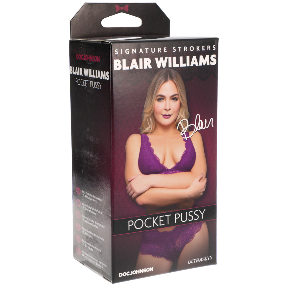 Signature Strokers Blair Williams Ultraskyn Pocket Vagina | 782421077624 | Discreet Personal Wellness