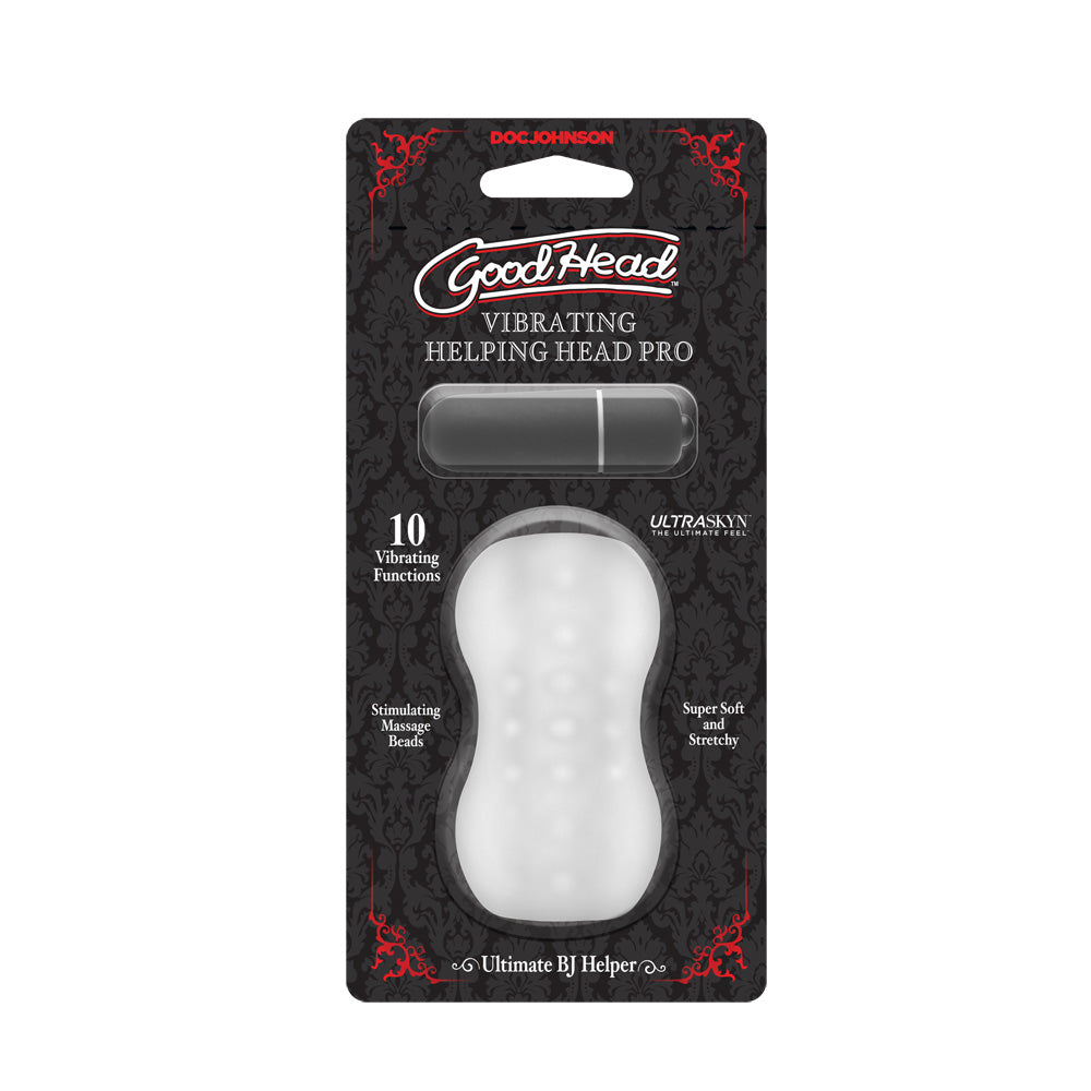 Goodhead Vibrating Helping Head Pro Frost | 782421077938 | Discreet Personal Wellness