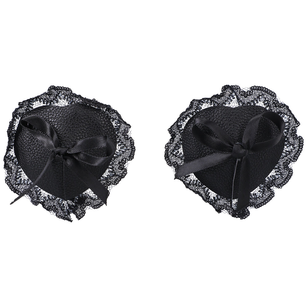 Lace Nipple Pasties In A Bag Black | 782421084202 | Discreet Personal Wellness