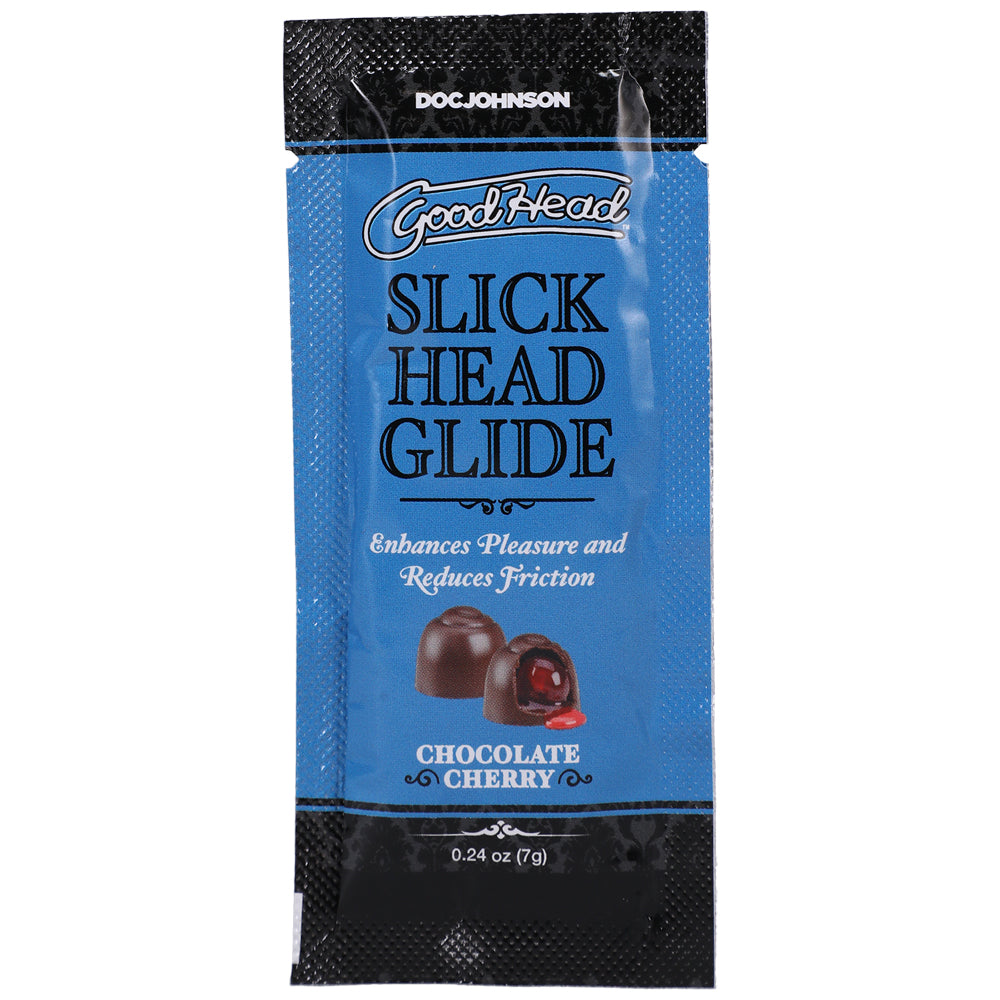 Goodhead Slick Head Glide Chocolate Cherry 48 Pieces 0.24 oz. | 782421085704 | Discreet Personal Wellness