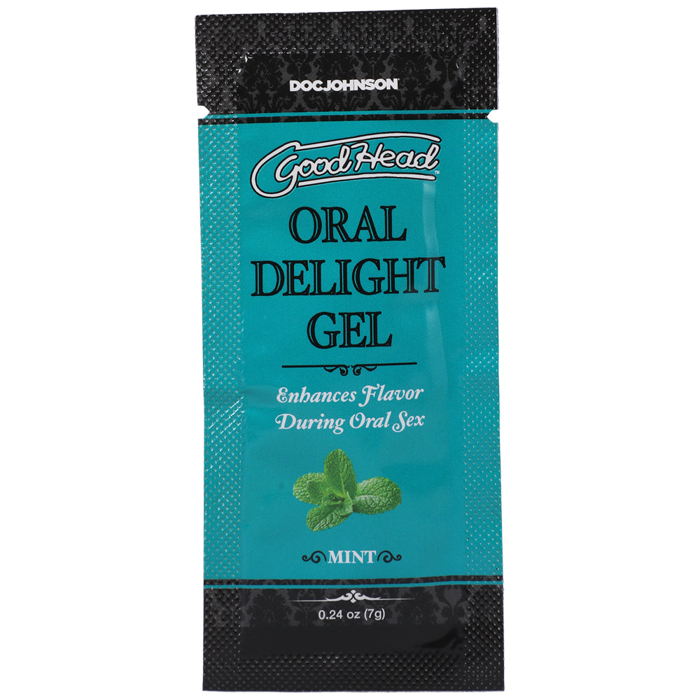 Goodhead Oral Delight Gel Mint 48 Pieces 0.24 oz. | 782421085841 | Discreet Personal Wellness