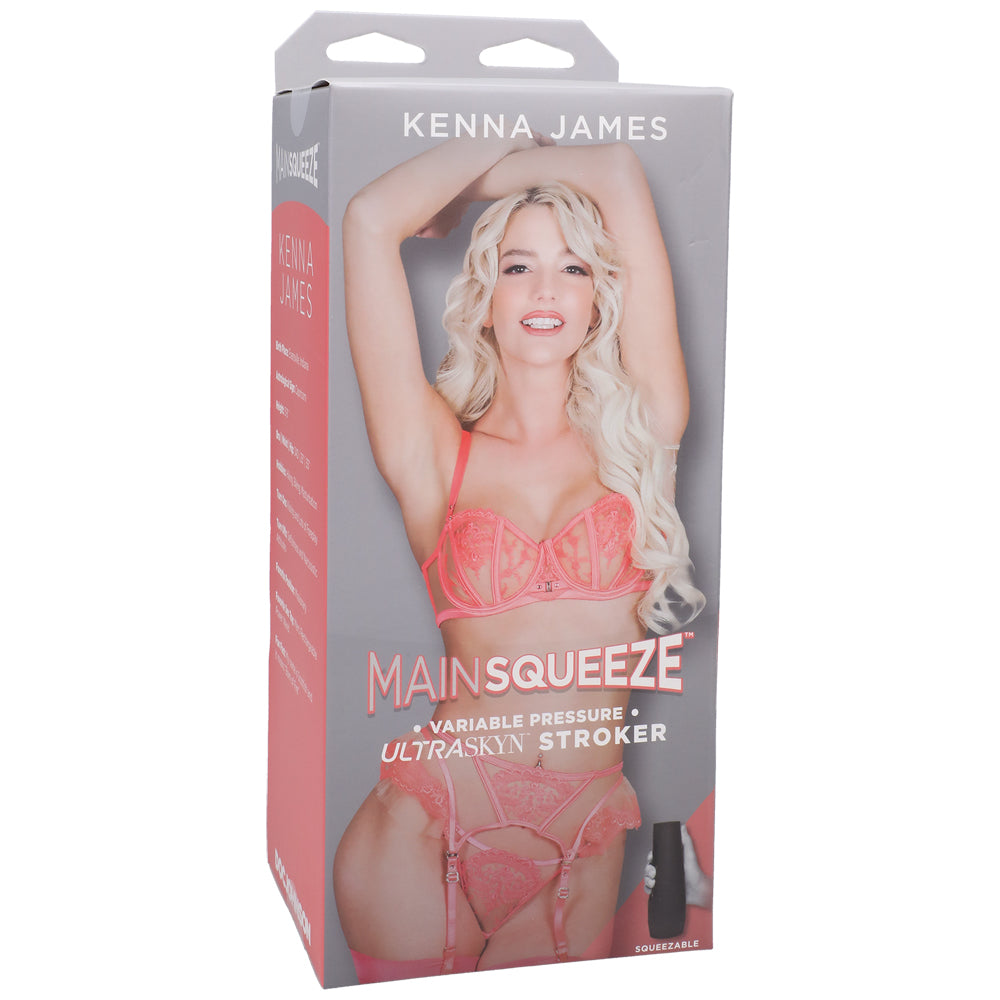 Main Squeeze Kenna James Ultraskyn Stroker Vagina Vanilla | 782421086107 | Discreet Personal Wellness
