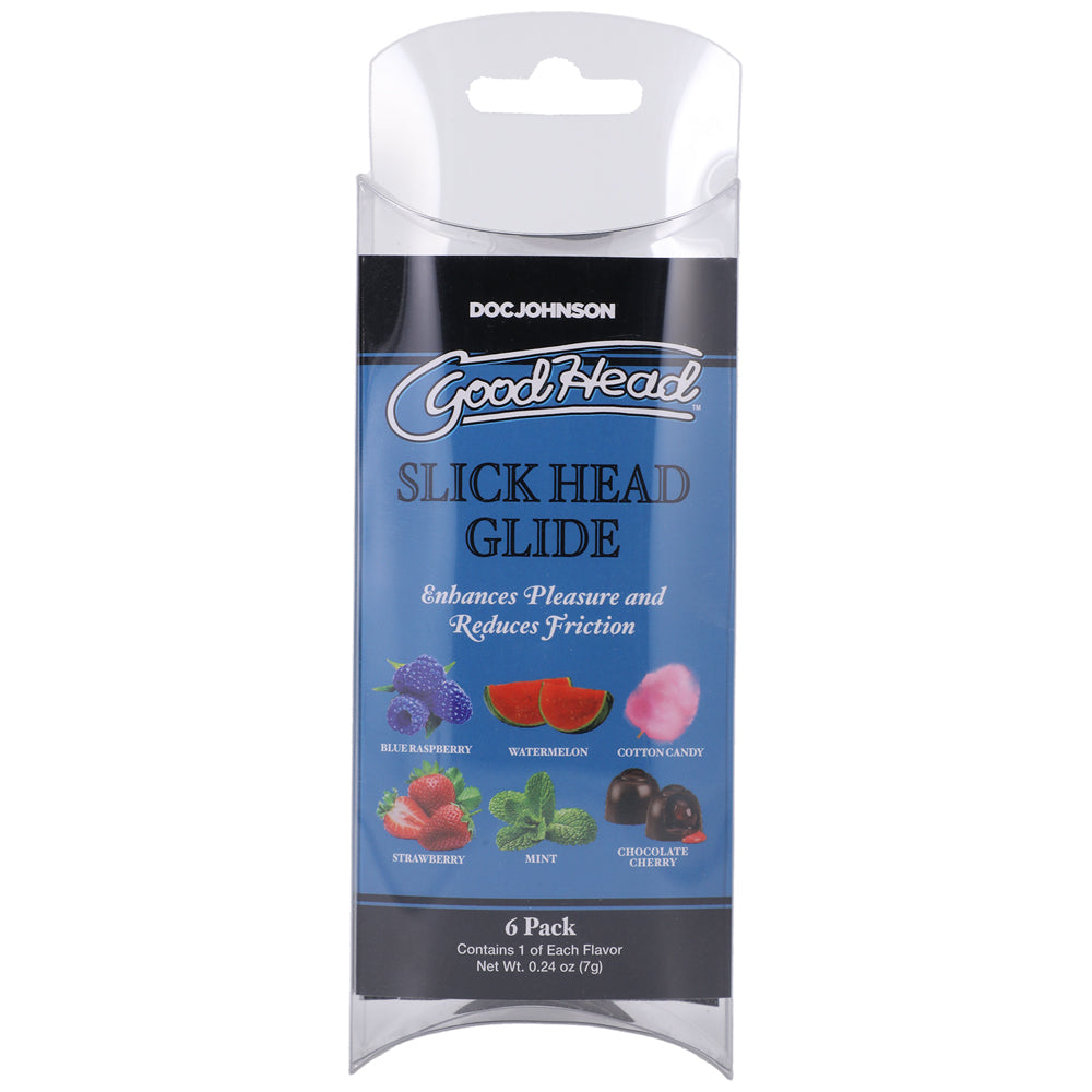Goodhead Slick Head Glide 6 Pack 0.24 oz. | 782421086763 | Discreet Personal Wellness