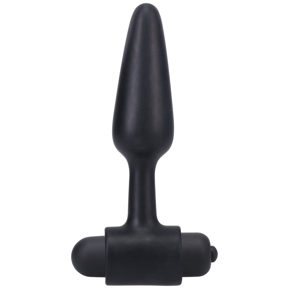 Vibrating Butt Plug In A Bag 4" Black | 782421087579 | Discreet Personal Wellness