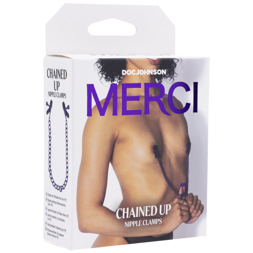 Merci Chained Up Nipple Clamps | 782421088705 | Discreet Personal Wellness