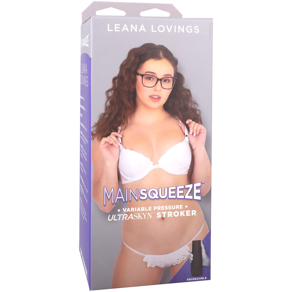 Main Squeeze Leana Lovings Ultraskyn Stroker Vagina Vanilla | 782421090043 | Discreet Personal Wellness