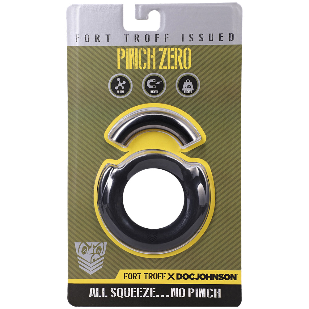 Fort Troff Pinch Zero Ring Black | 782421090555 | Discreet Personal Wellness