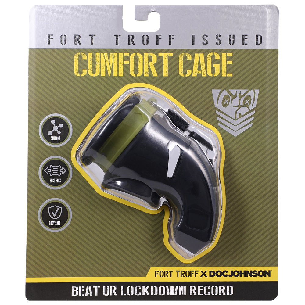 Fort Troff Comfort Cage Black | 782421090586 | Discreet Personal Wellness