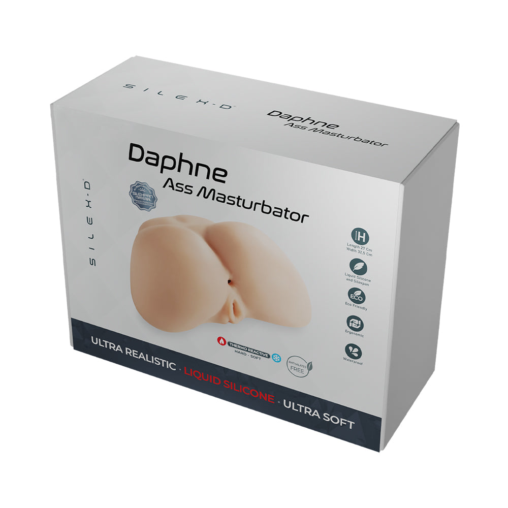 Silex-D Liquid Silicone Daphne Ass Masturbator Vanilla | 782421094058 | Discreet Personal Wellness