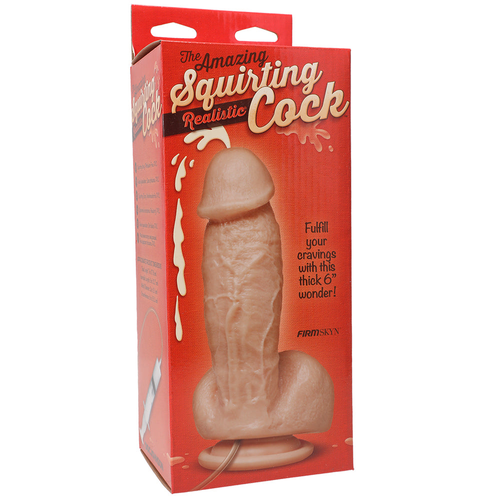 The Amazing Squirting Realistic Penis Vanilla | 782421122805 | Discreet Personal Wellness