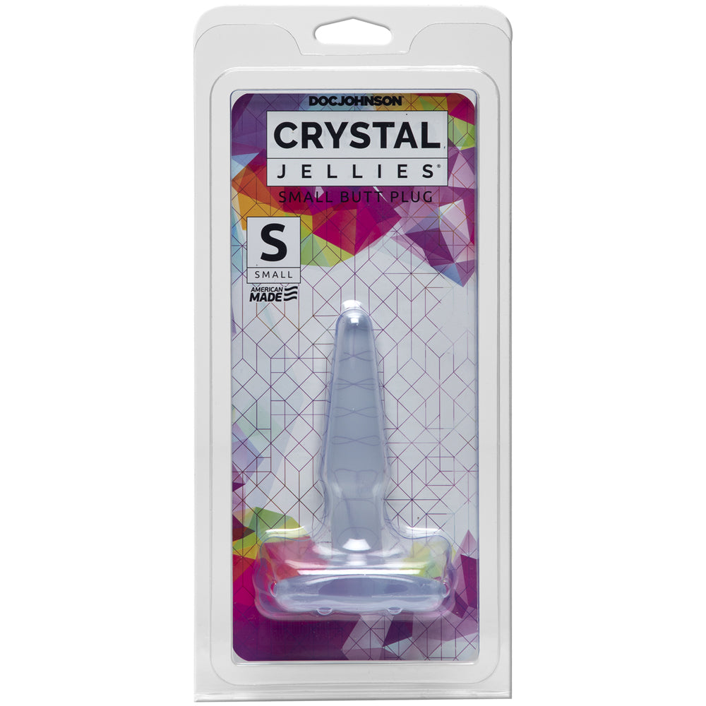 Crystal Jellies - Small Butt Plug Clear | 782421125103 | Discreet Personal Wellness