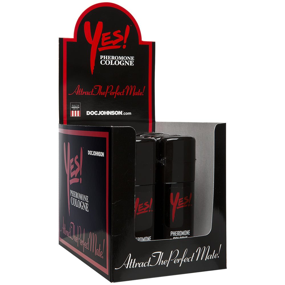 Yes! - Pheromone Cologne - Display Of 12 | 782421234706 | Discreet Personal Wellness