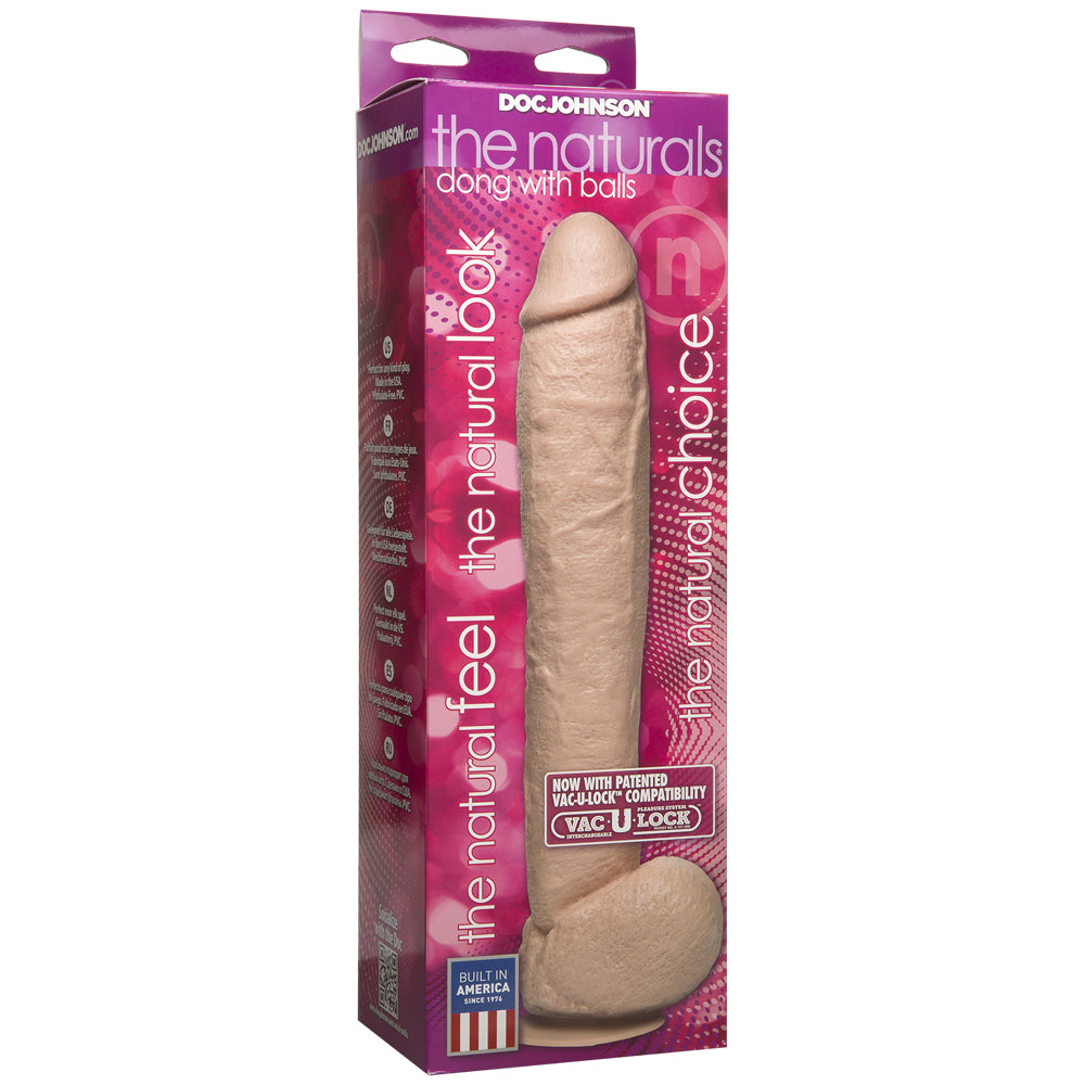 The Naturals - Penis With Balls Vanilla | 782421243609 | Discreet Personal Wellness