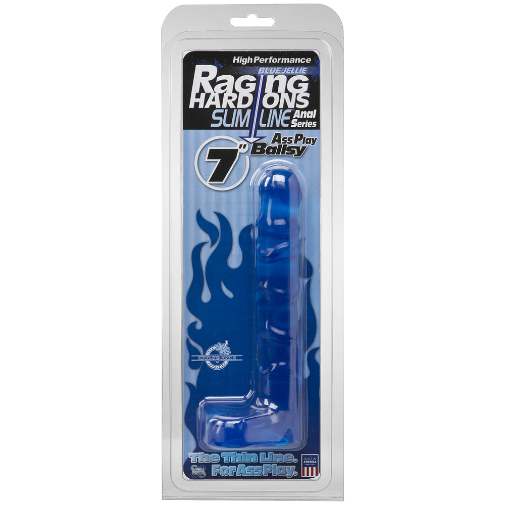 Raging Hard-Ons - Slimline - 7" Ballsy Cobalt Blue | 782421527006 | Discreet Personal Wellness