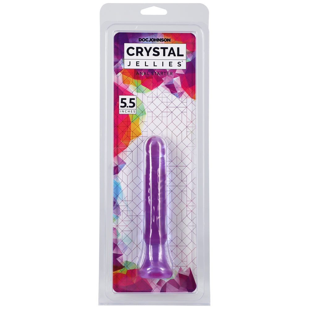 Crystal Jellies - Anal Delight - 5" Purple | 782421931216 | Discreet Personal Wellness