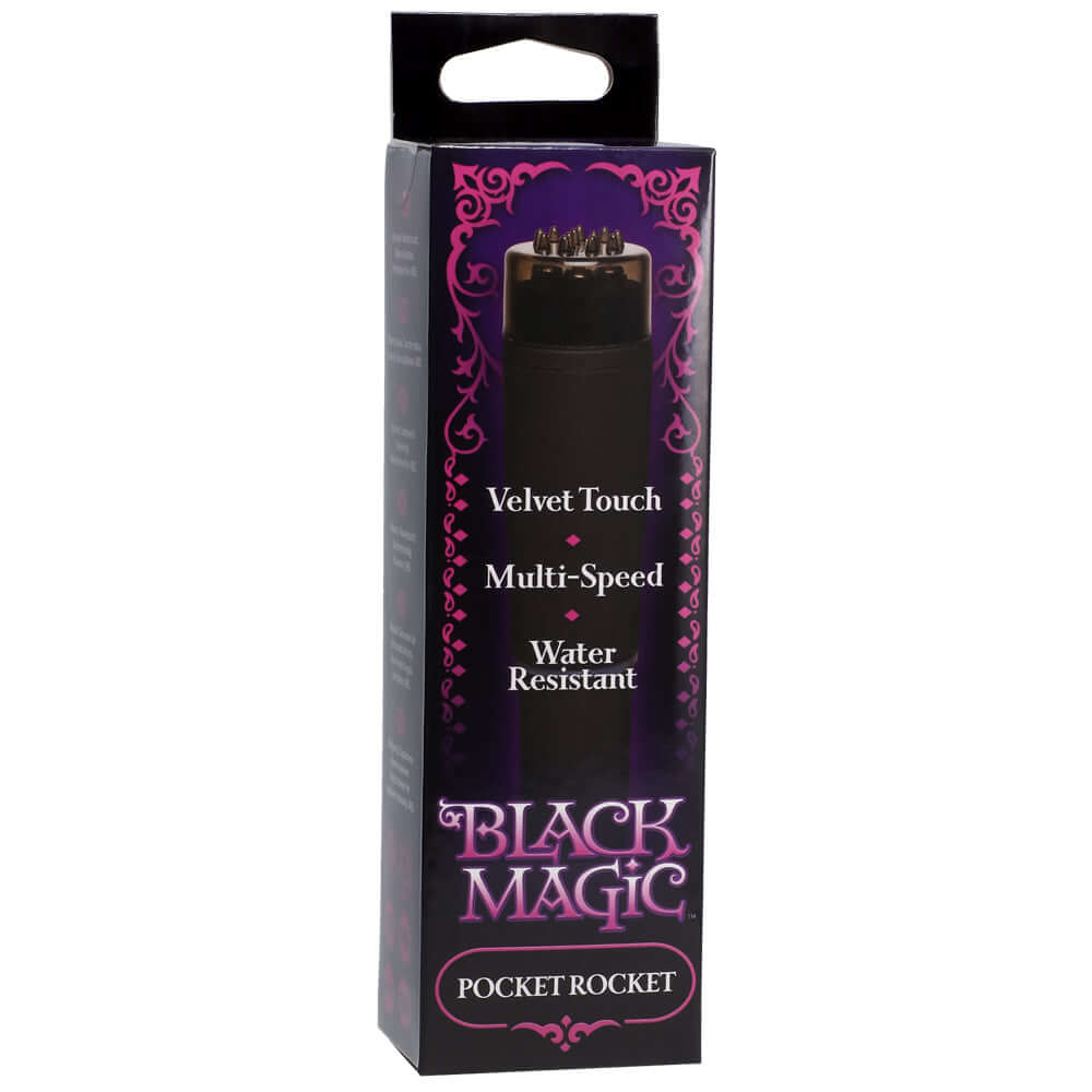 Black Magic - Pocket Rocket Black | 782421971014 | Discreet Personal Wellness