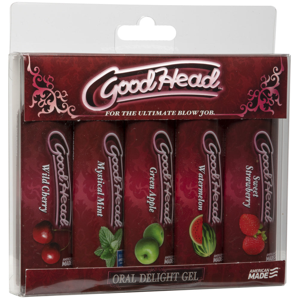 Goodhead - Oral Delight Gel - 5 Pack | 782421989019 | Discreet Personal Wellness