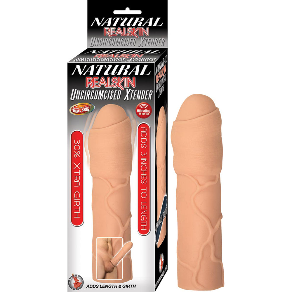 Natural Realskin Uncut Xtender White | 782631277210 | Discreet Personal Wellness