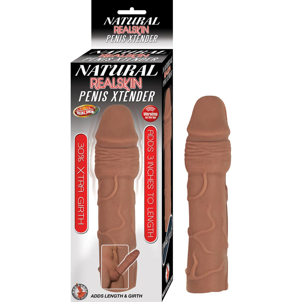 Natural Realskin Penis Xtender Brown | 782631285420 | Discreet Personal Wellness
