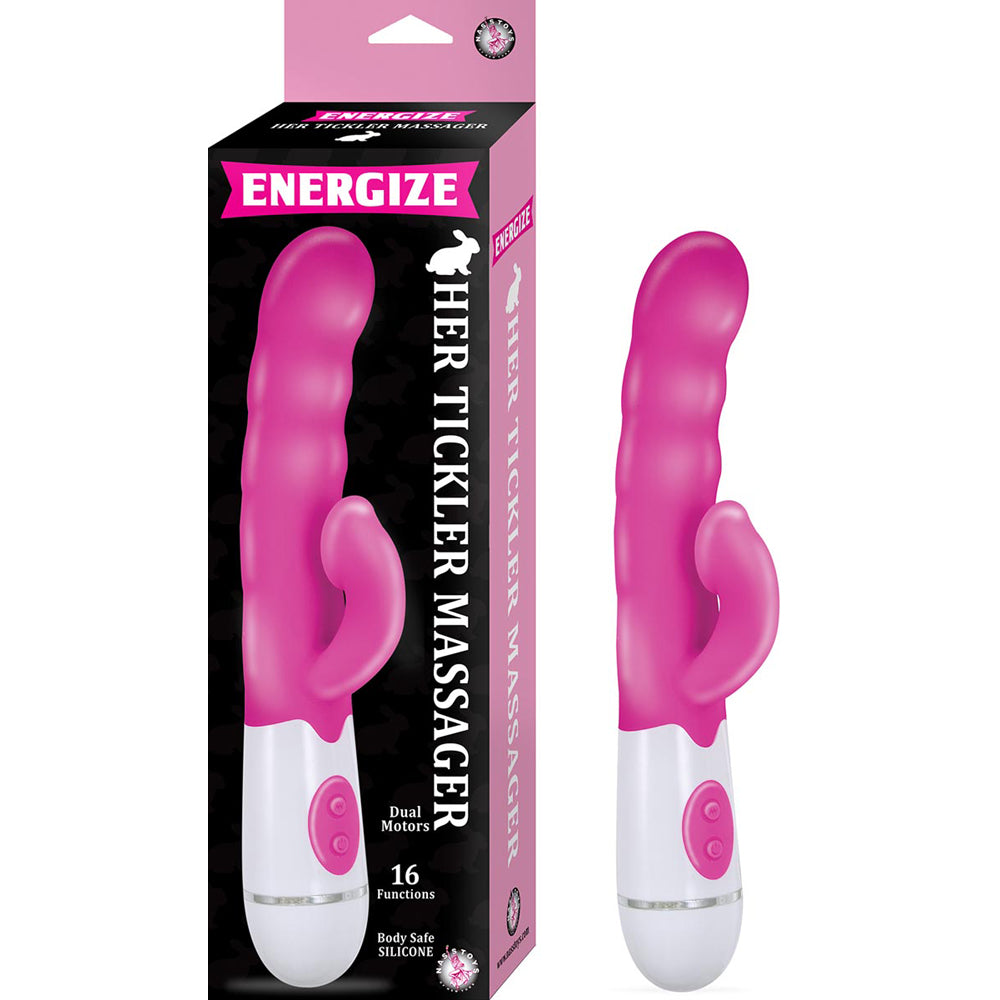 Energize Her Tickler Massager Pink | 782631291100 | Discreet Personal Wellness