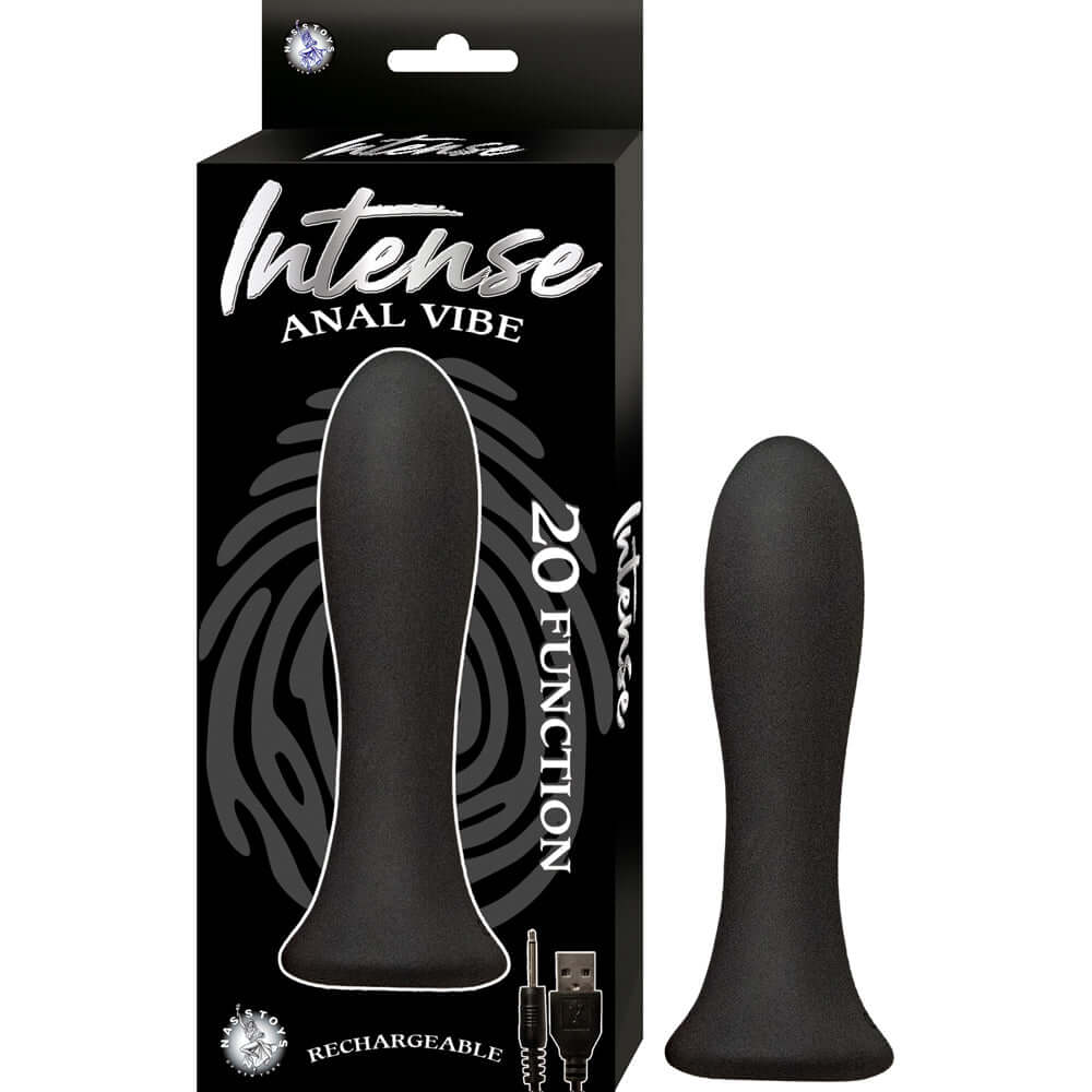 Intense Anal Vibe Black | 782631300437 | Discreet Personal Wellness